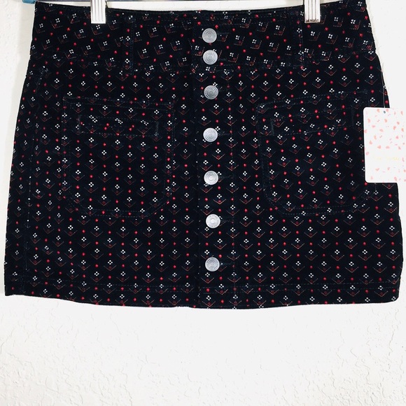 NWT Free People Vintage Style Joani Corduroy Mini Skirt. 26 - Picture 3 of 7